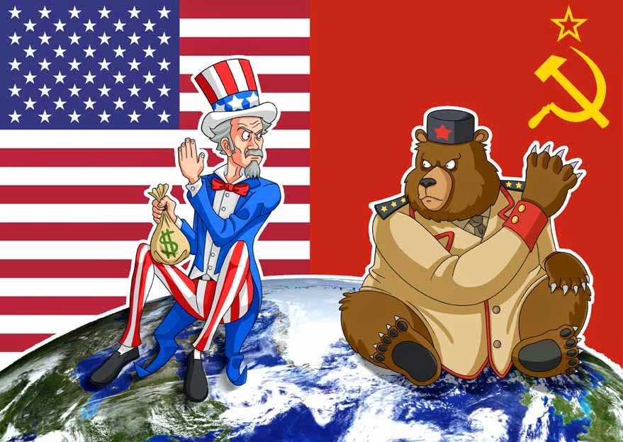 mapa conceptual de la guerra fría tío sam oso