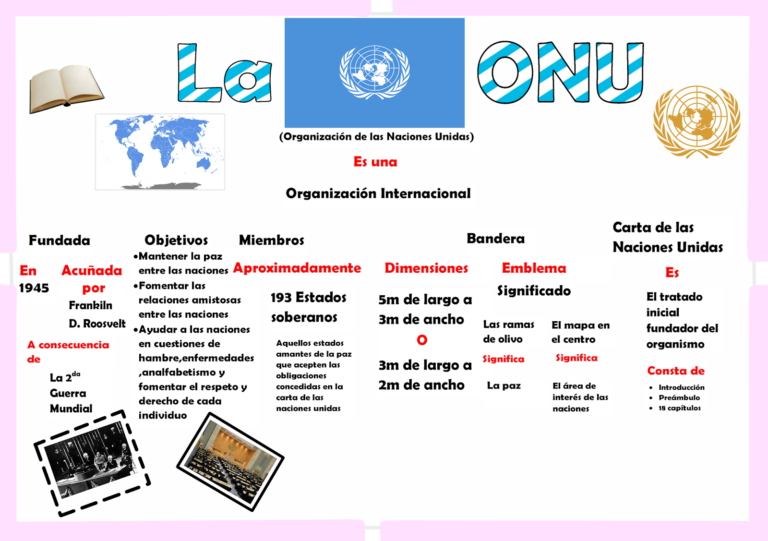 Mapa Conceptual De La ONU ¡Guía Paso A Paso!